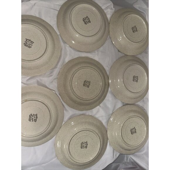 Mikasa Early Spring Salad Plates Garden Club  8" EC 409 Set of 8 Lot Floral - Picture 10 of 14